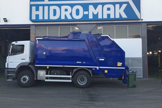 Garbage Truck Rear Loaded for recycling |EcoTwin | HidroMak |
